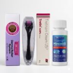231 cosmetics Hair Restoration Combo- Minoxidil+ Derma Roller + Tretinion Cream